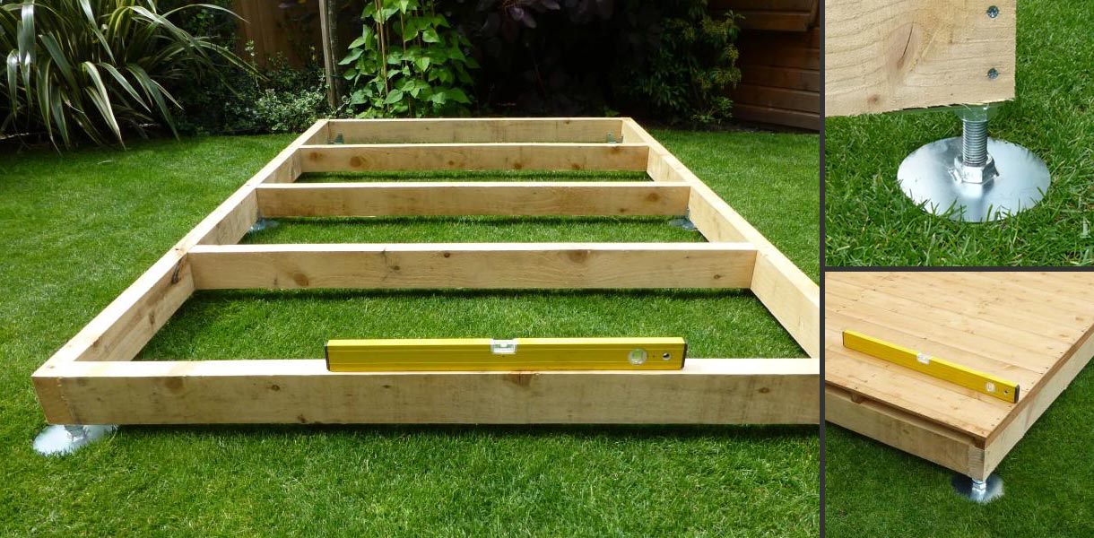 Timber Shed Base 6ft x 4ft