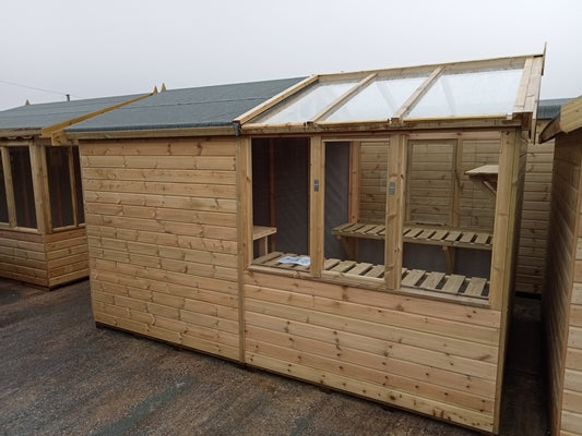 Greenhouse/shed Combi